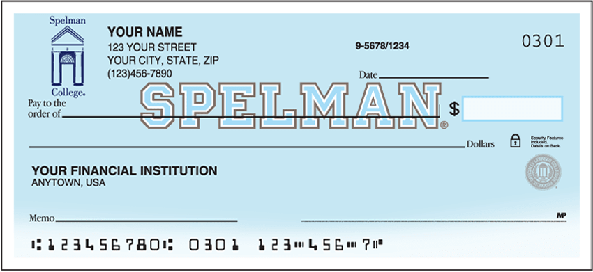 Spelman College Jaguars Checks – click to view product detail page