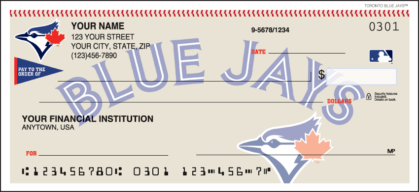 Toronto Blue Jays™ Checks – click to view product detail page