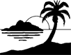 Beach & Palm Trees Symbol