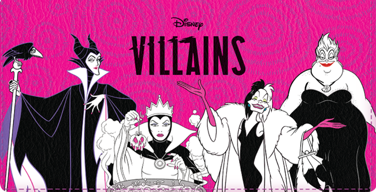 Disney Villains Checkbook Cover