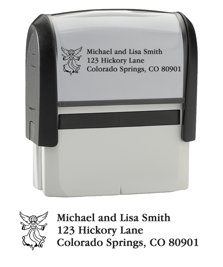 Angel Address Stamp