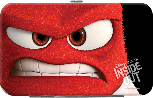 Inside Out Credit Card Holder Anger