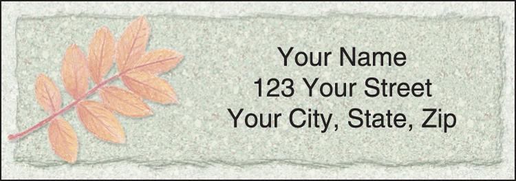 Autumn Leaf Address Labels Set of 210