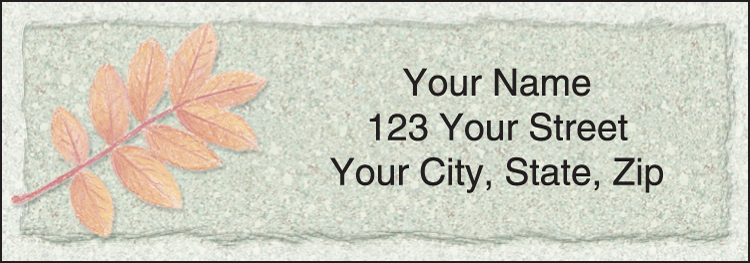 Autumn Leaf Address Labels Set of 200