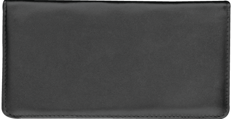 Black Checkbook Cover