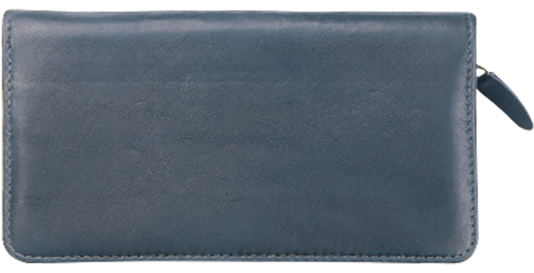 Black Zippered Checkbook Cover