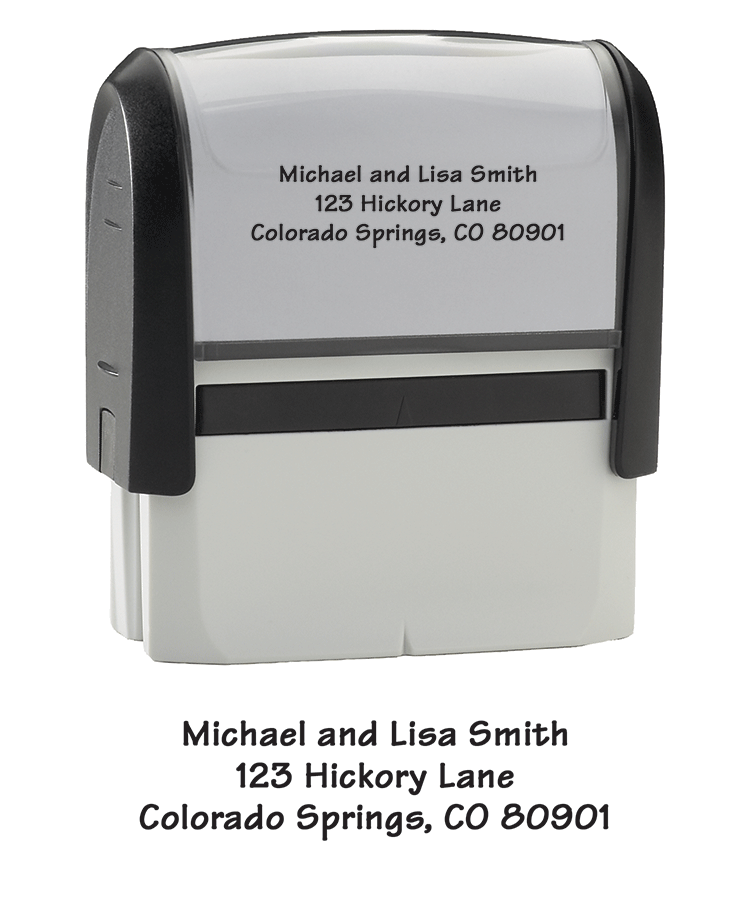 Contemporary Address Stamp