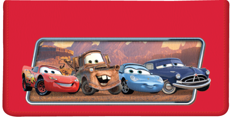 Disney Cars Checkbook Cover