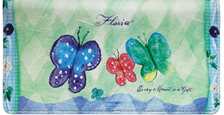 Flavia Celebrations of Life Checkbook Cover