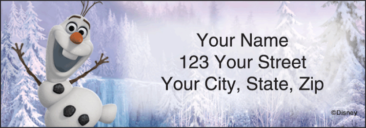 Frozen Address Labels Set of 200