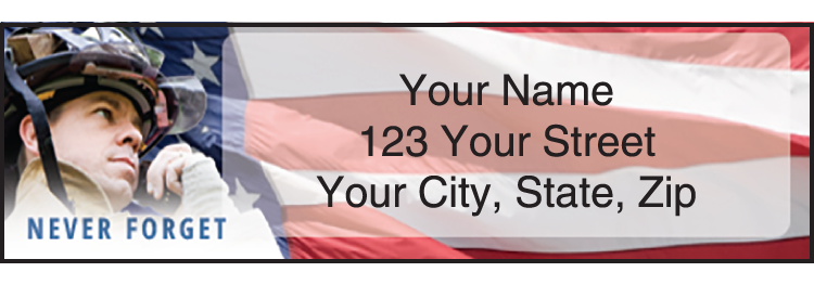 American Heroes Address Labels Set of 210