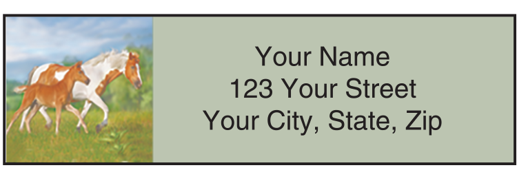 Horse Play Address Labels Set of 210