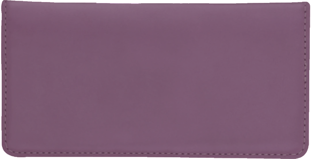 Lilac Checkbook Cover