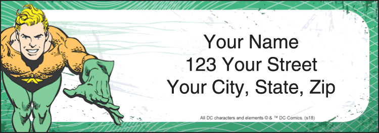 The Justice League Address Labels Set of 200