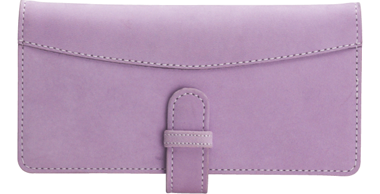 Lavender Checkbook Cover