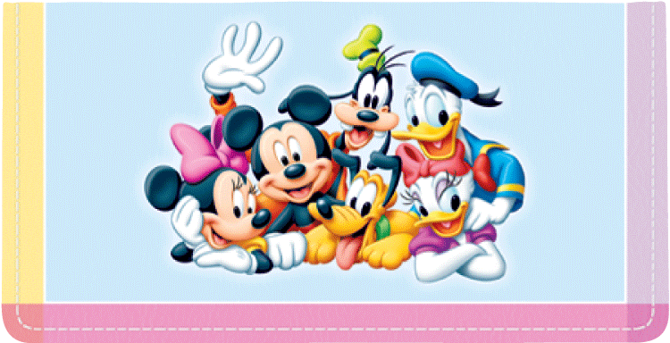 Mickey&#039;s Adventures Checkbook Cover
