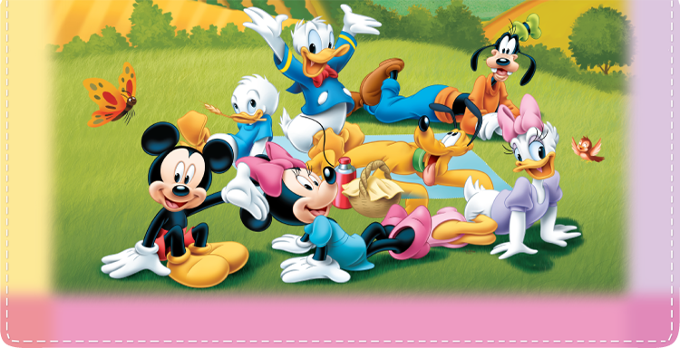 Mickeys Adventures Checkbook Cover