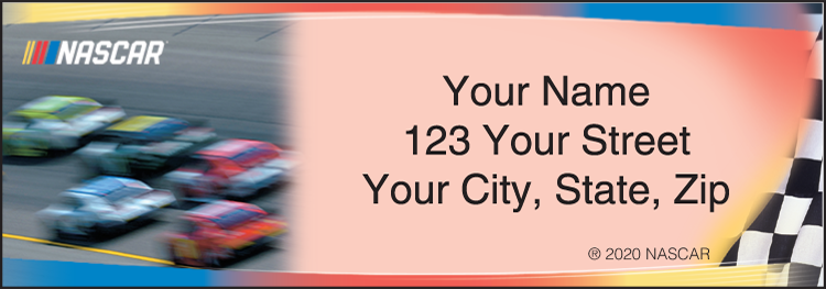 NASCAR Address Labels Set of 200