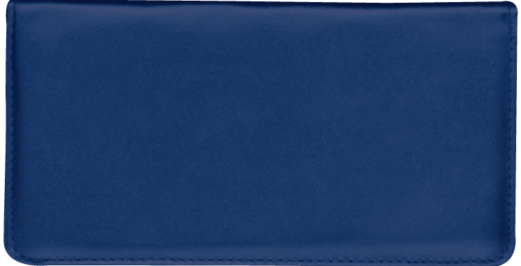 Navy Checkbook Cover wConverter