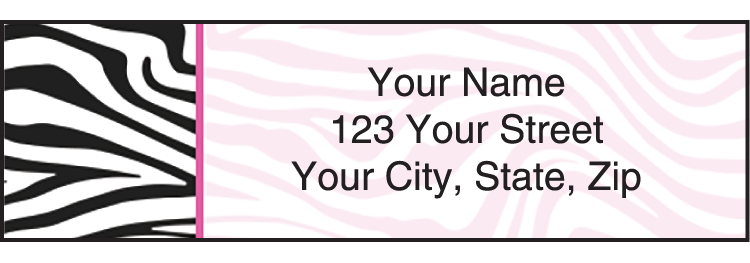 Neon Safari Address Labels Set of 210