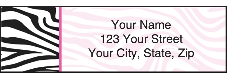 Neon Safari Address Labels Set of 200