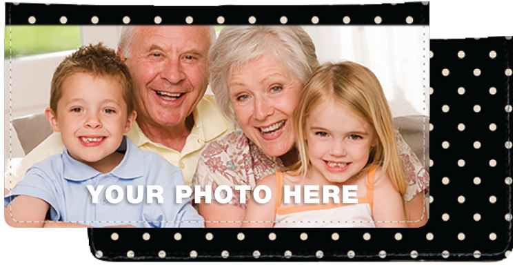 Bring your cherished photos to life with a Photo Checkbook Cover.  This is your chance to display your precious children, beloved pets, classic car, or any other cherished memory on your checkbook.
