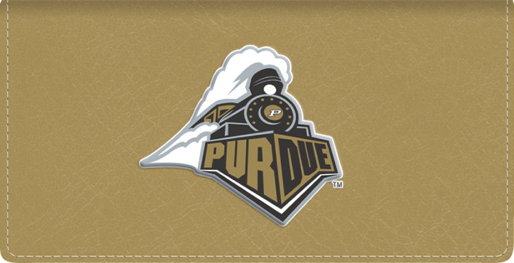 Purdue Boilermakers Logo Checkbook Cover