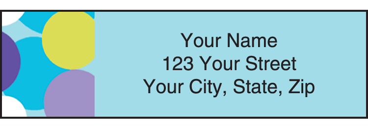 Retro Graphics Address Labels Set of 210