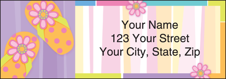 Sunny Days Address Labels Set of 210