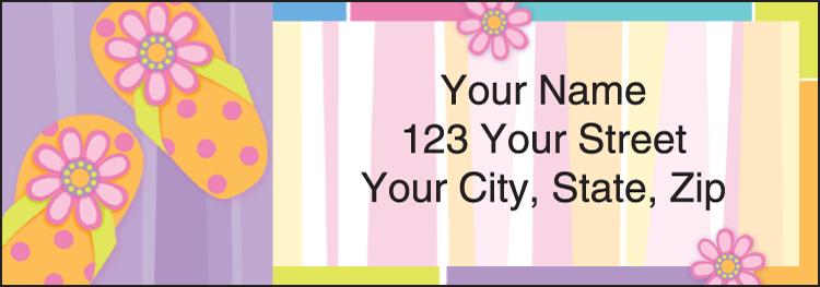 Sunny Days Address Labels Set of 200