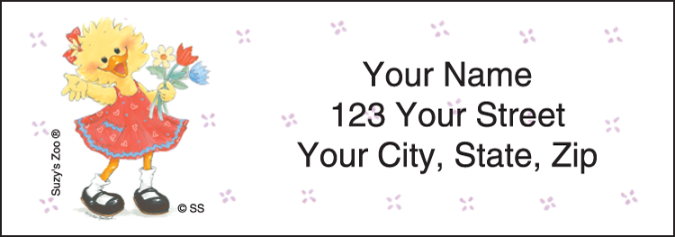 Suzys Zoo Address Labels Set of 210