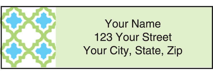 Twisted Address Labels Set of 210