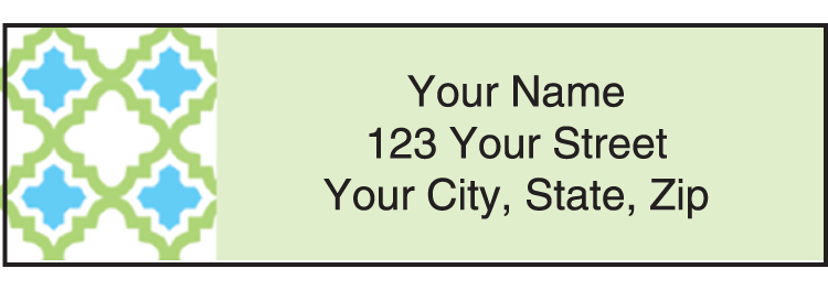 Twisted Address Labels Set of 200