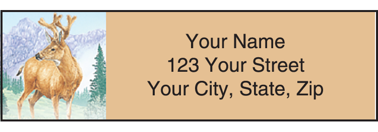 Wildlife Adventure Address Labels Set of 210