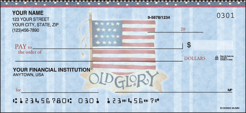 America the Beautiful Inspirational Personal Checks - 1 Box - Singles