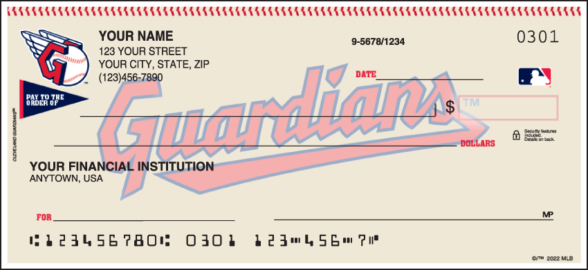 Cleveland Indians Checks