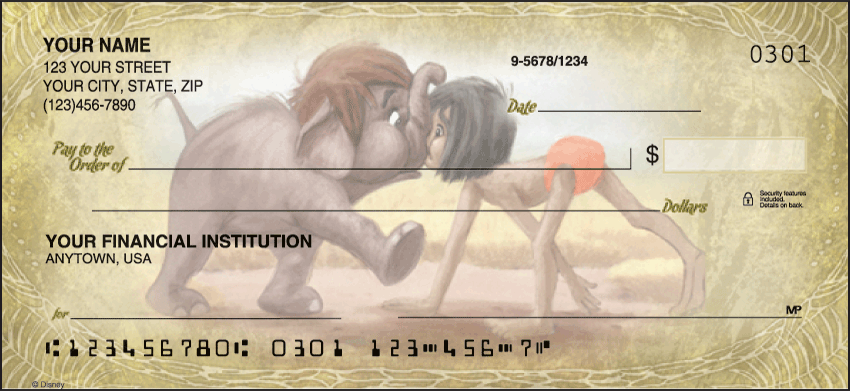 Relive beloved Disney movies through scenes from Alice In Wonderland Dumbo The Jungle Book Pinocchio Peter Pan The Aristocats Lady and the Tramp and Bambi. Coordinating return address labels and checkbook cover are available. We are now offering Disney Classics Checks. Also enjoy a wide selection of more Disney Personal Checks.