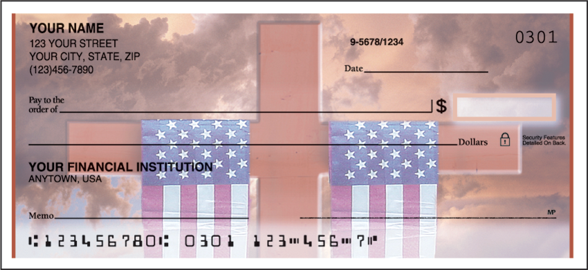 God and Country Personal Checks -100 Checks (1 Box)